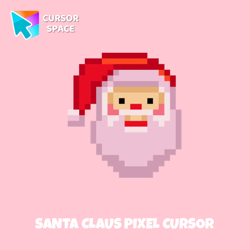 Santa Claus Pixel cursor